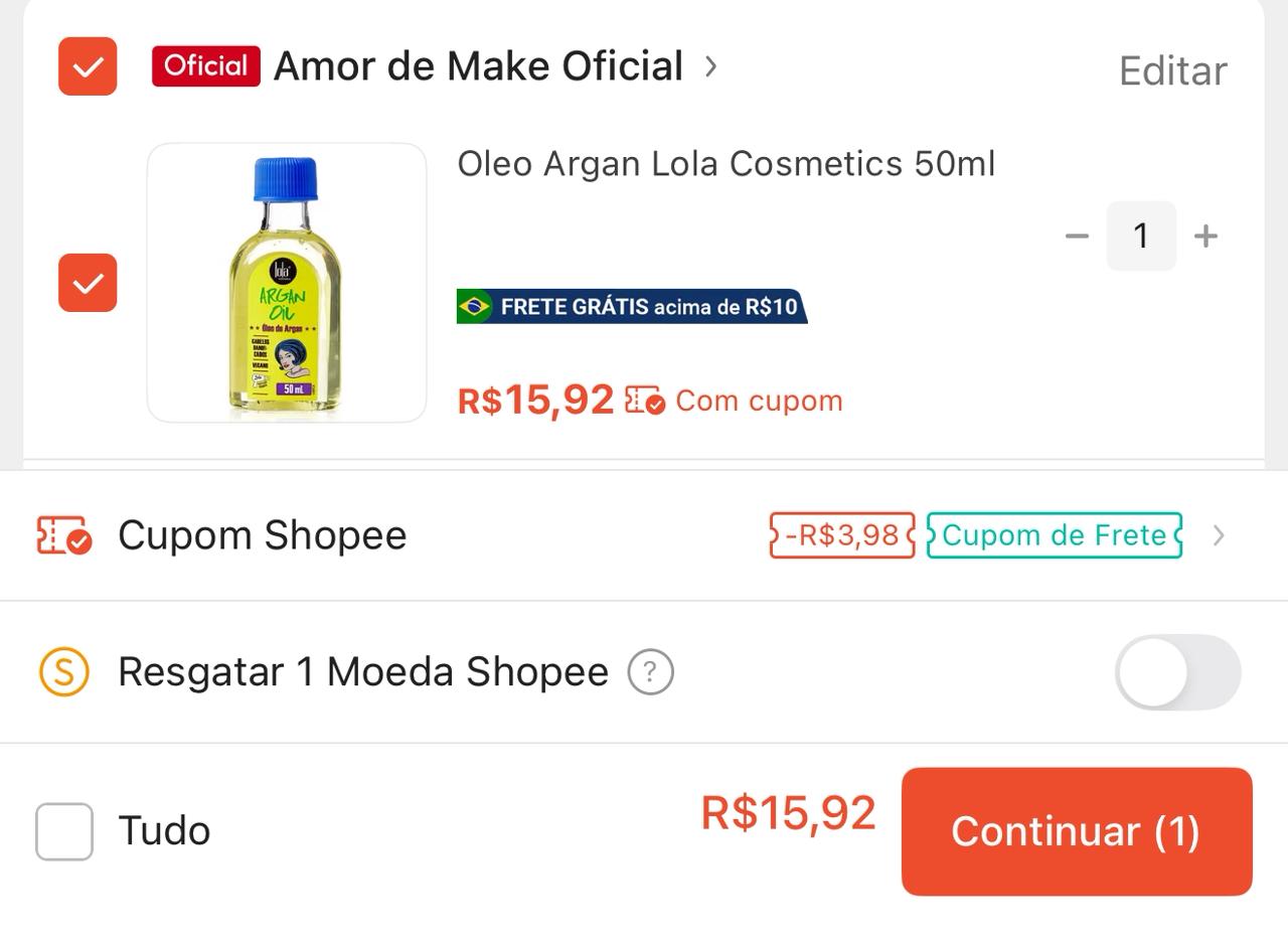 Oleo Argan Lola Cosmetics 50ml