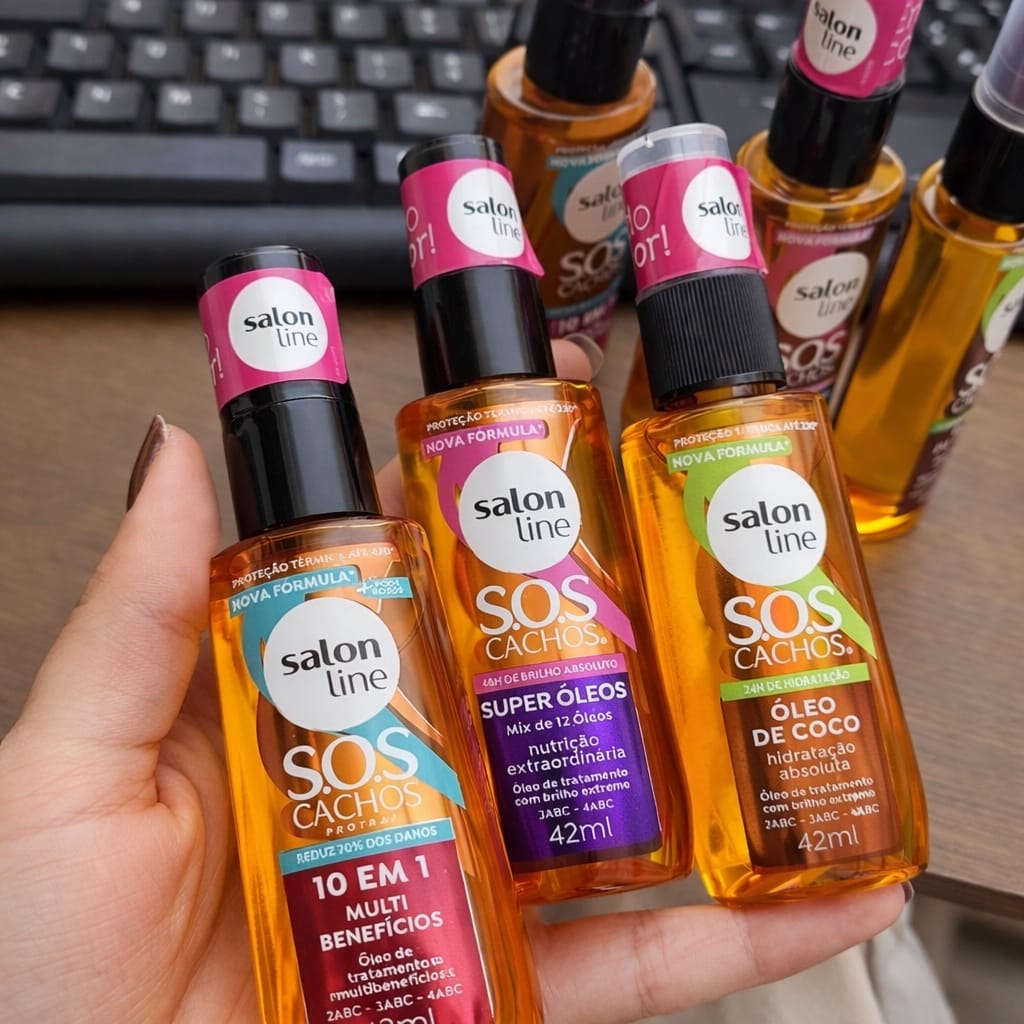 Kit com 3 Óleos de Tratamento Coco, Super Óleos e Multibenefícios