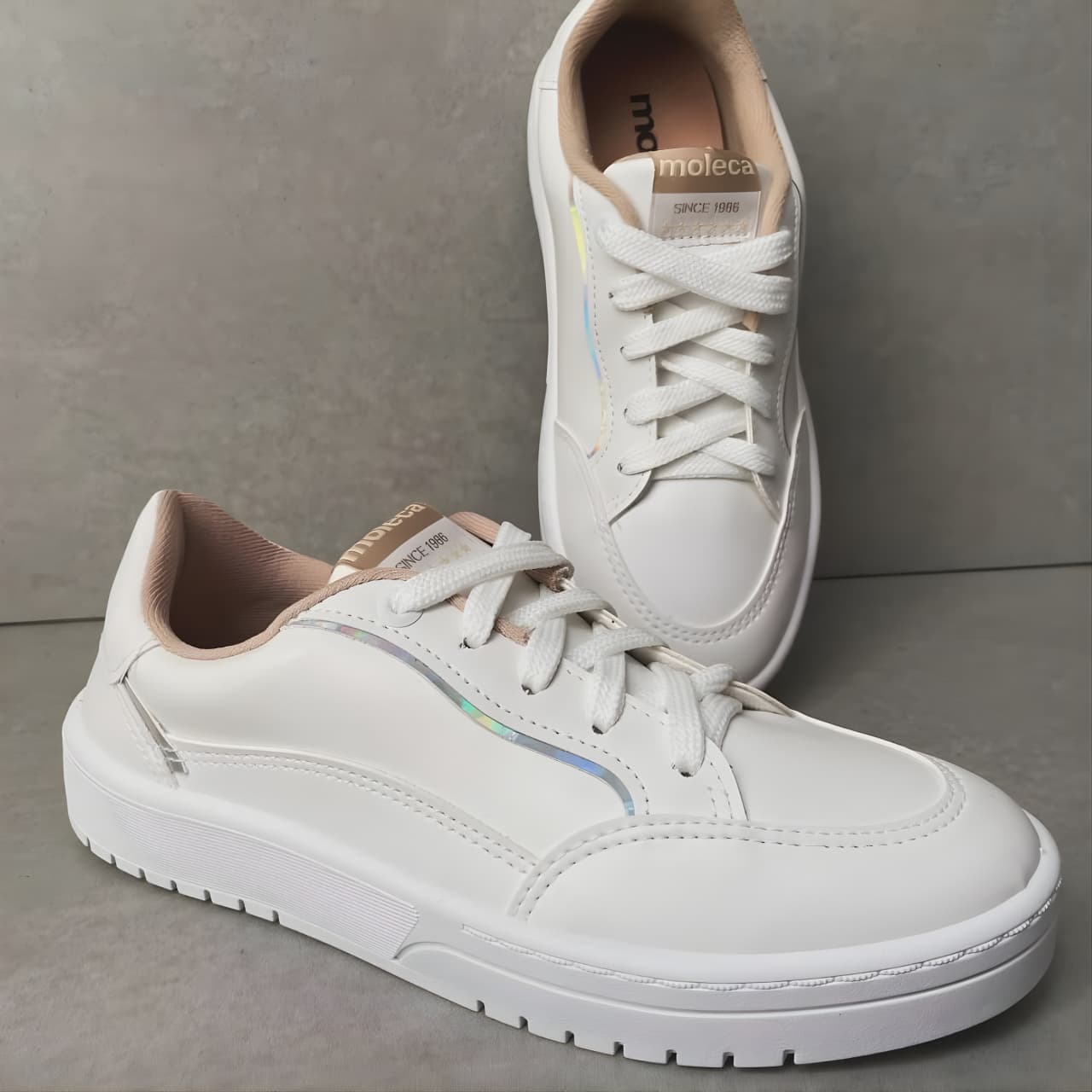 Tênis Moleca Napa Sardenha Neo Branco - Feminino