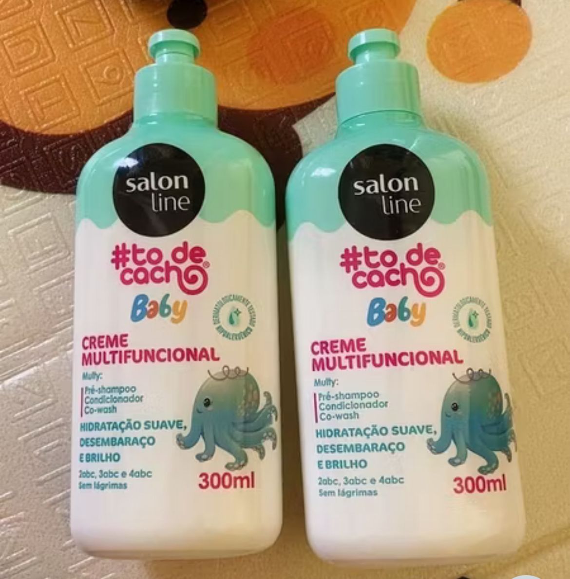 Kit com 2 Cremes Multifuncionais #Todecachinho Baby Salon Line