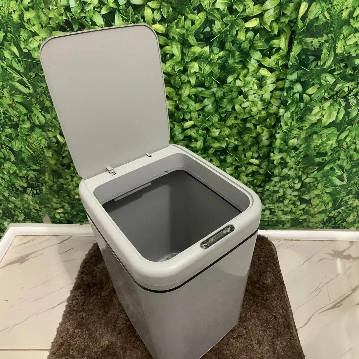 Lixeira Sensor Automática Inteligente de Banheiro Cozinha Escritório Capacidade 16 Litros