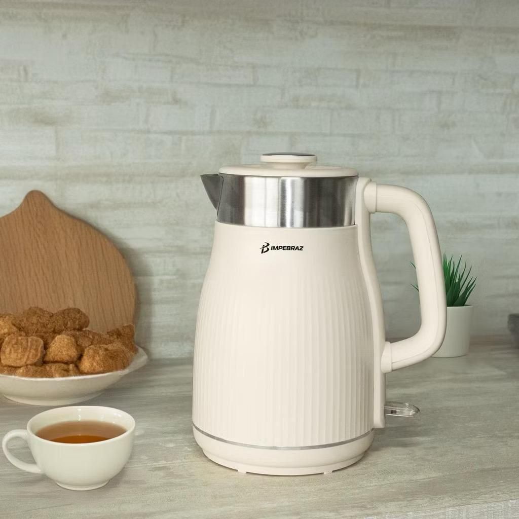 Chaleira Elétrica 1.8 Litros Impebraz Bege | YD-1833