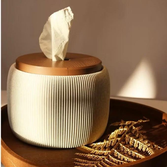 Porta Papel Higiênico Luxo Elegate – Suporte Moderno para Banheiro com Tampa