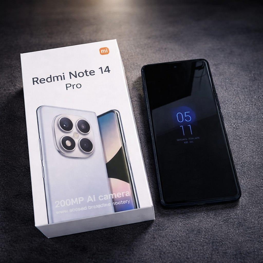 Xiaomi Redmi Note 14 Pro 4G 256GB/512GB e  8GBRAM/12GB RAM, Câmera 200MP, Processador Helio G100-Ultra, VERSÃO GLOBAL