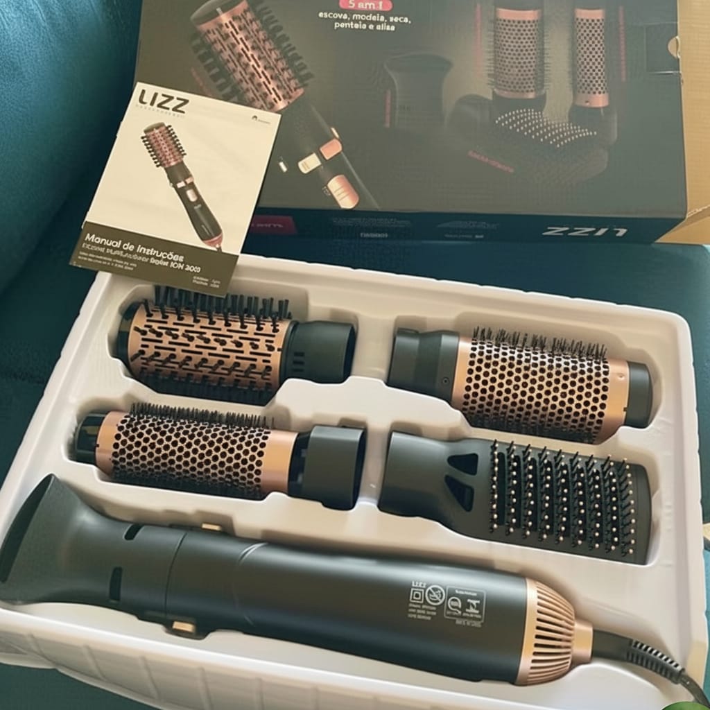 Escova Super Íon 3000 Multifuncional 1300W - Lizz Pro