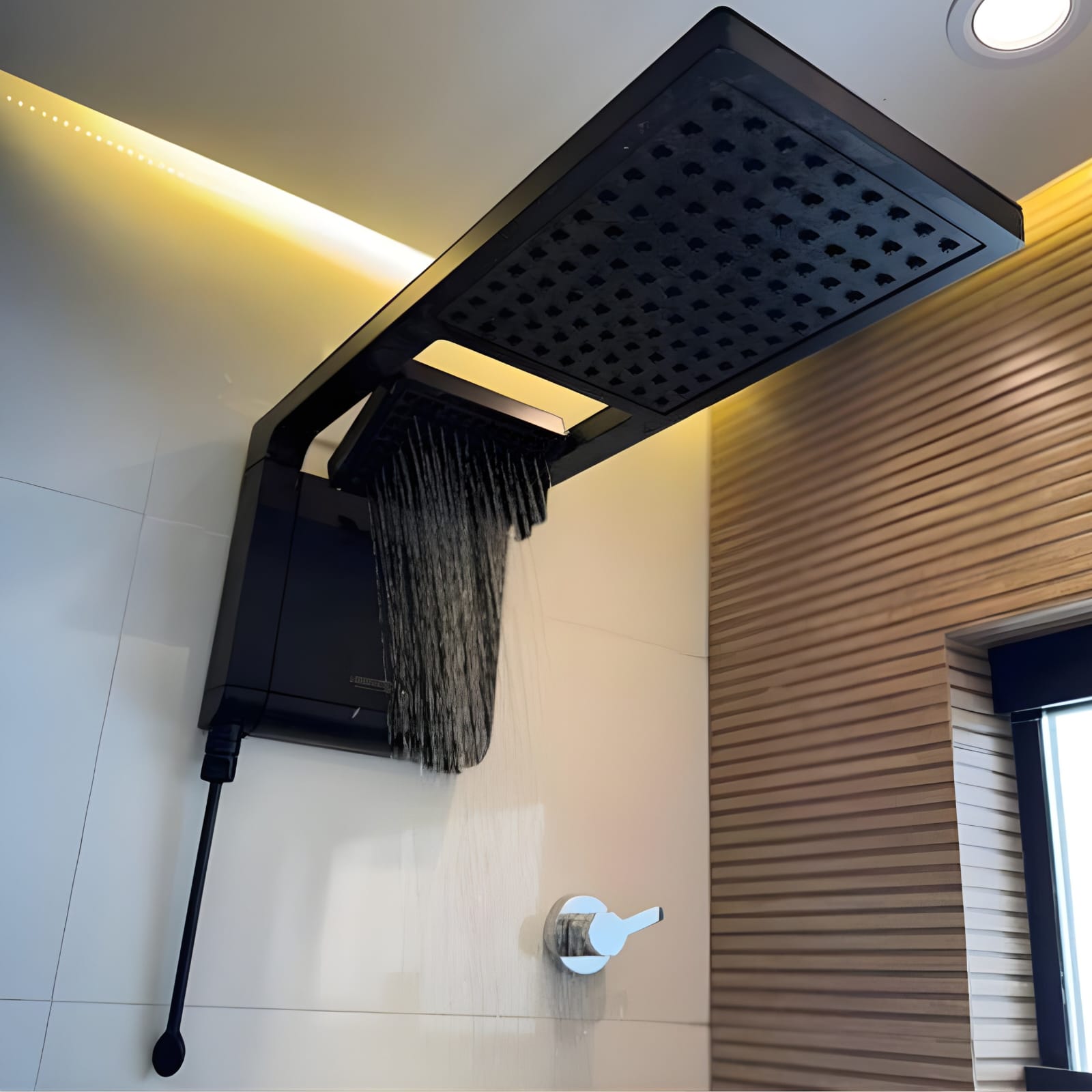 Chuveiro Eletrônico Ducha Acqua Duo Ultra Preto Fosco 220V 7800w Lorenzetti