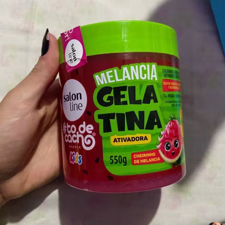 Gelatina Melancia #todecacho Kids Ativadora 550g