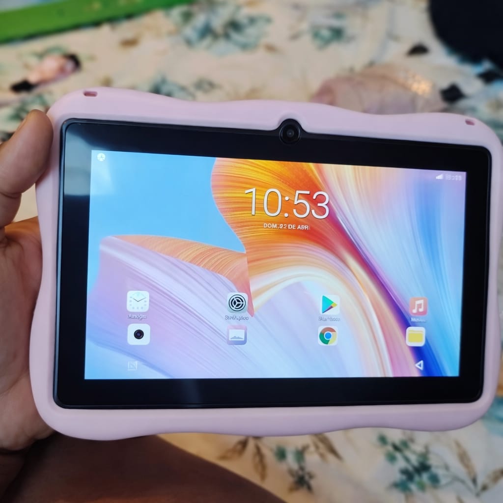 Tablet Infantil Kids 7 Polegada com wifi bluetooth Android Super Resistente Smart fang