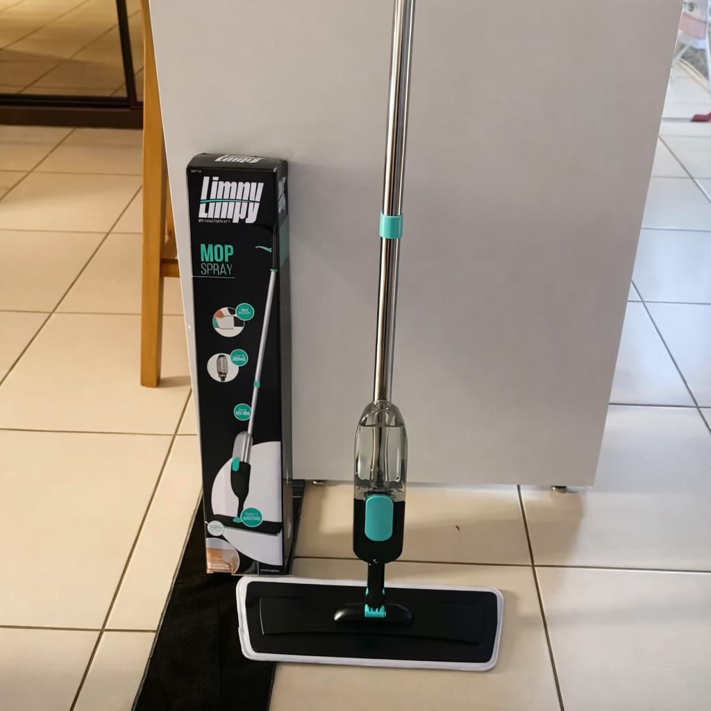 Mop Spray PRO Magico Com Reservatorio Rodo De Limpeza Refil Microfibra
