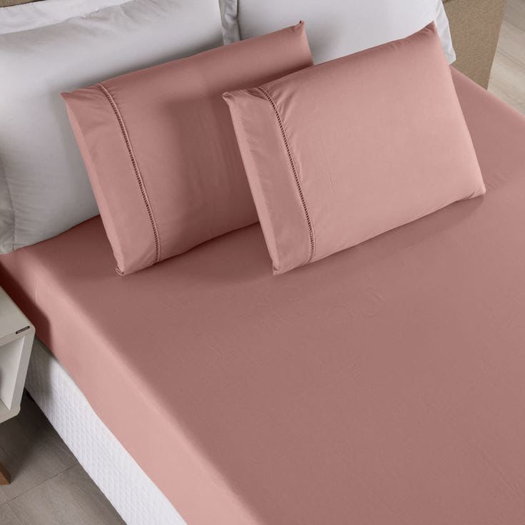 Kit Jogo De Lençol 03 Peças 400 Fios Acetinado Extra Macio