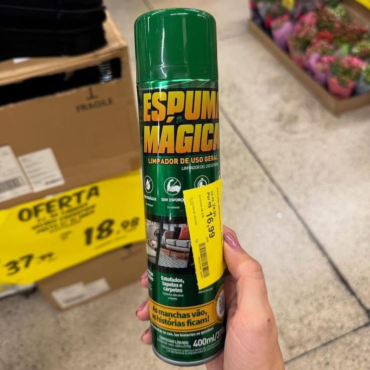 Espuma Magica Limpador Instantâneo De Uso Geral 400ml