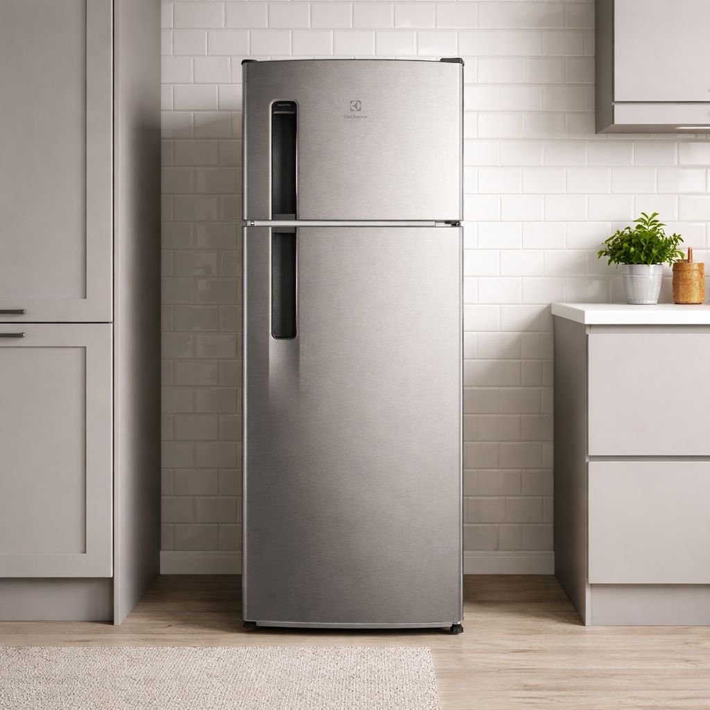 Geladeira Electrolux Frost Free 320L Duplex Inox Look (TF38S)
