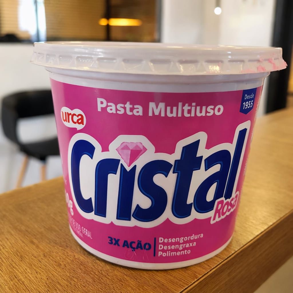 Sabão em Pasta Cristal Rosa 500G