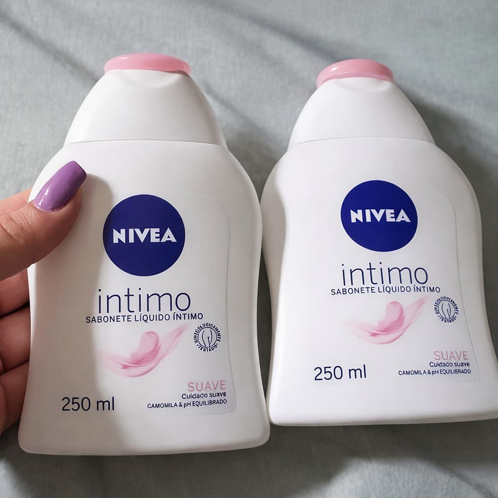 KIT NIVEA Sabonete Líquido Íntimo Suave 250ml 2 Unidades