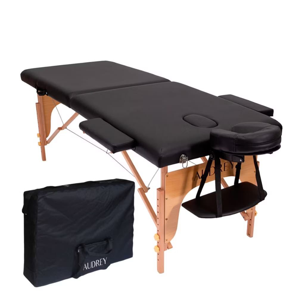 Maca Portátil Dobrável Audrey Pro Premium Alta Qualidade Rodinha Gel Massoterapia Massagem Depilação