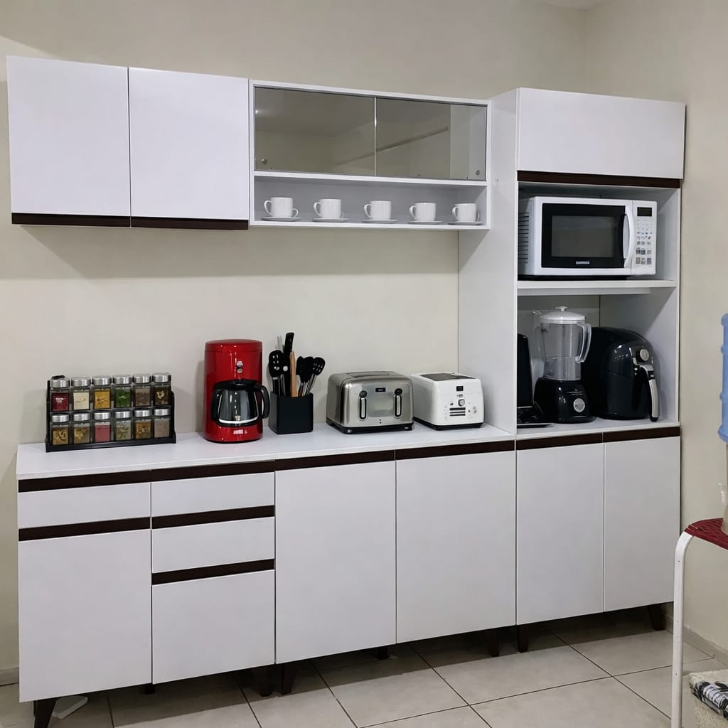 Armário de Cozinha Completa 310cm Reims Madesa 02