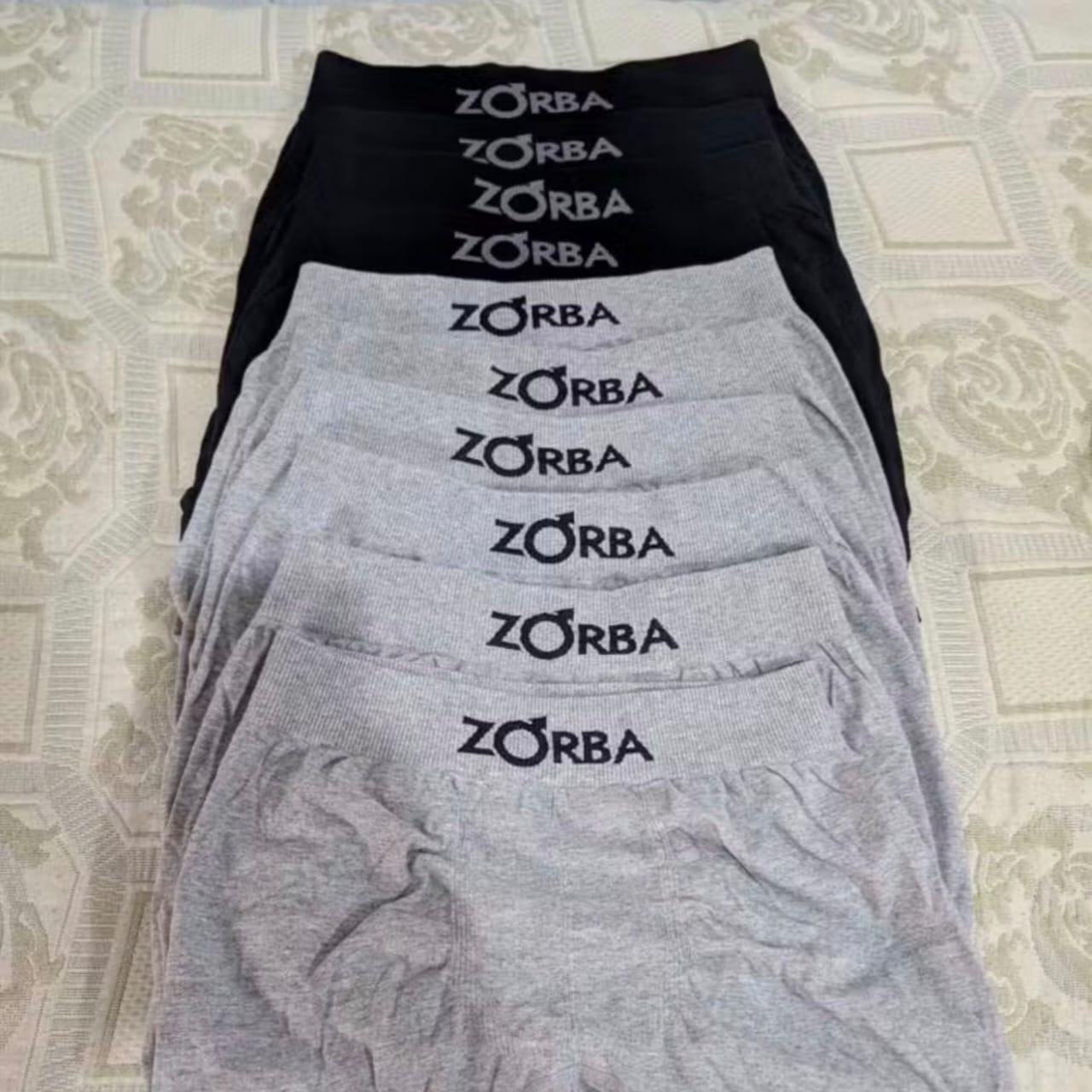 Kit com 10 Cuecas Boxer Box Algodão sem Costura Zorba Modelo Tradicional Original Masculino