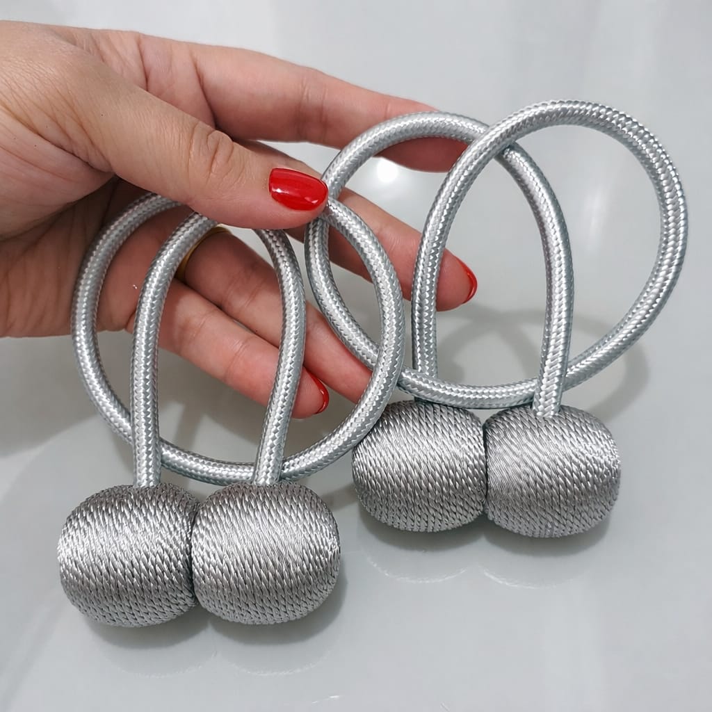 LUMAI Kit 2 Prendedores De Cortina Magnético Fortificado Presilha Abraçadeira com Imã Forte Original