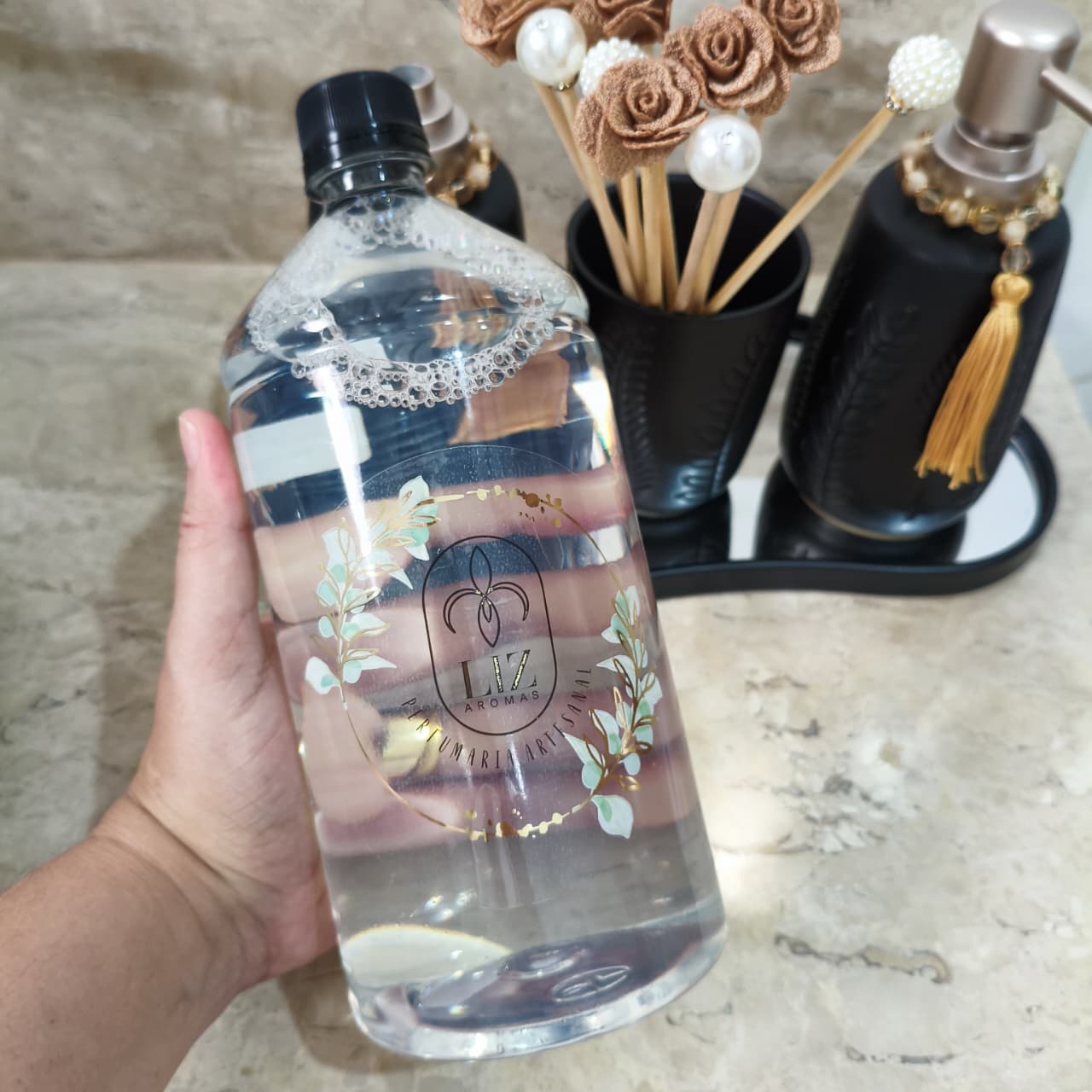 Refil  1 litro Água perfumada para ambiente e lençol