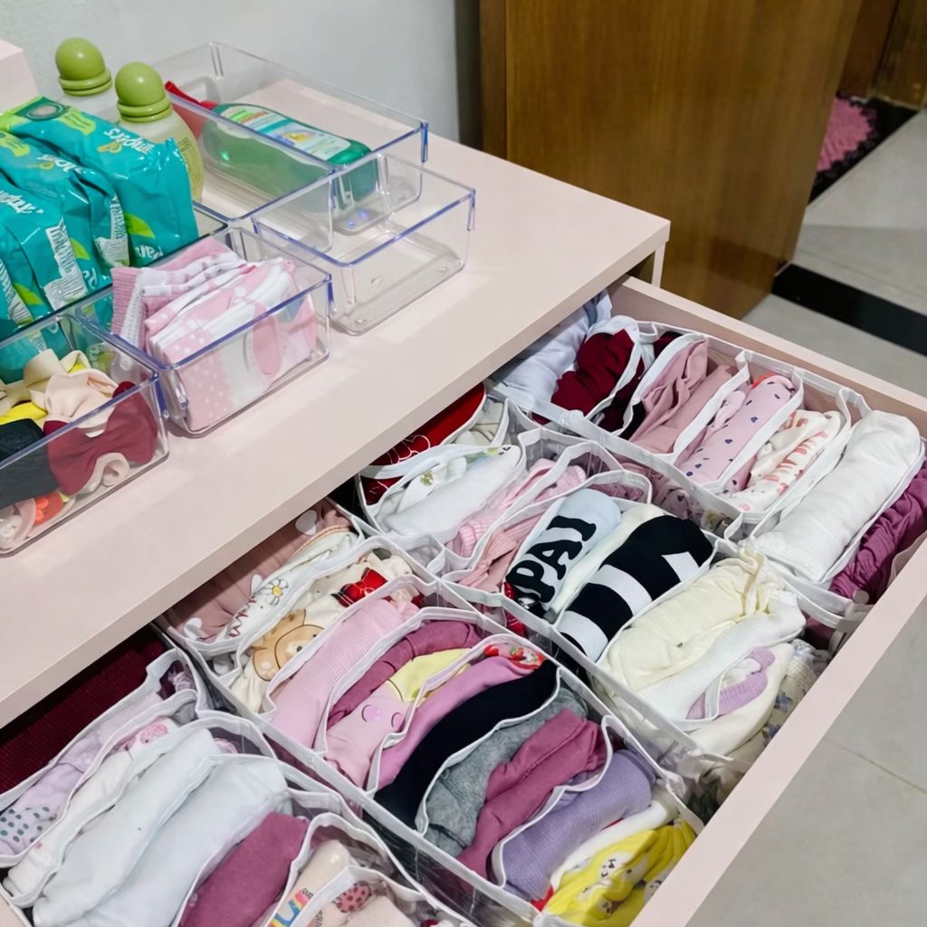 Kit 10 Colmeia Organizadora M 10x15x35cm Para Roupas baby/calcinha/cueca/sunga - Um Xarminho